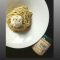 Spaghetti with Olive pesto, cream cheese and chopped almonds